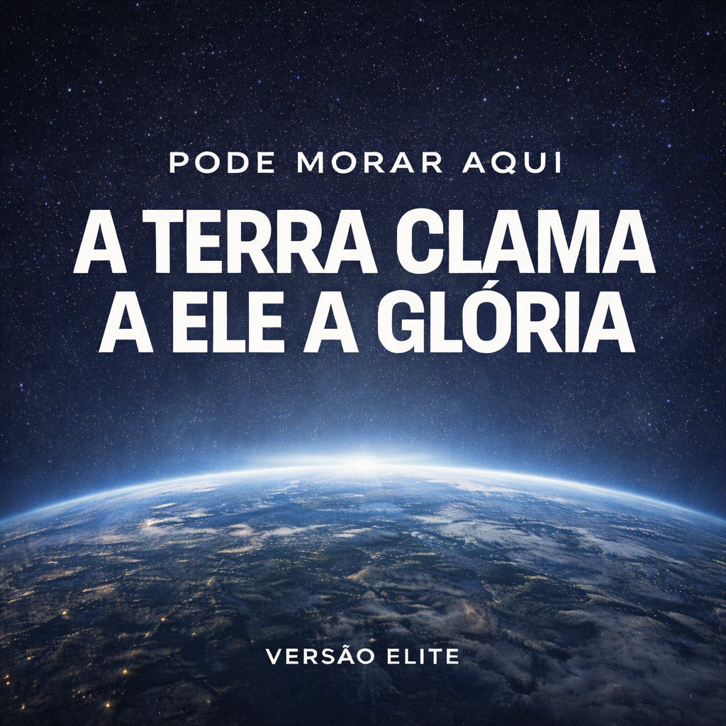 Capa Pode Morar Aqui, A Terra Clama, A Ele a Glória / Medley